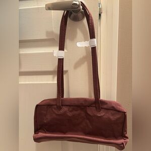 BAGGU bowler bag (standard size) in mahogany